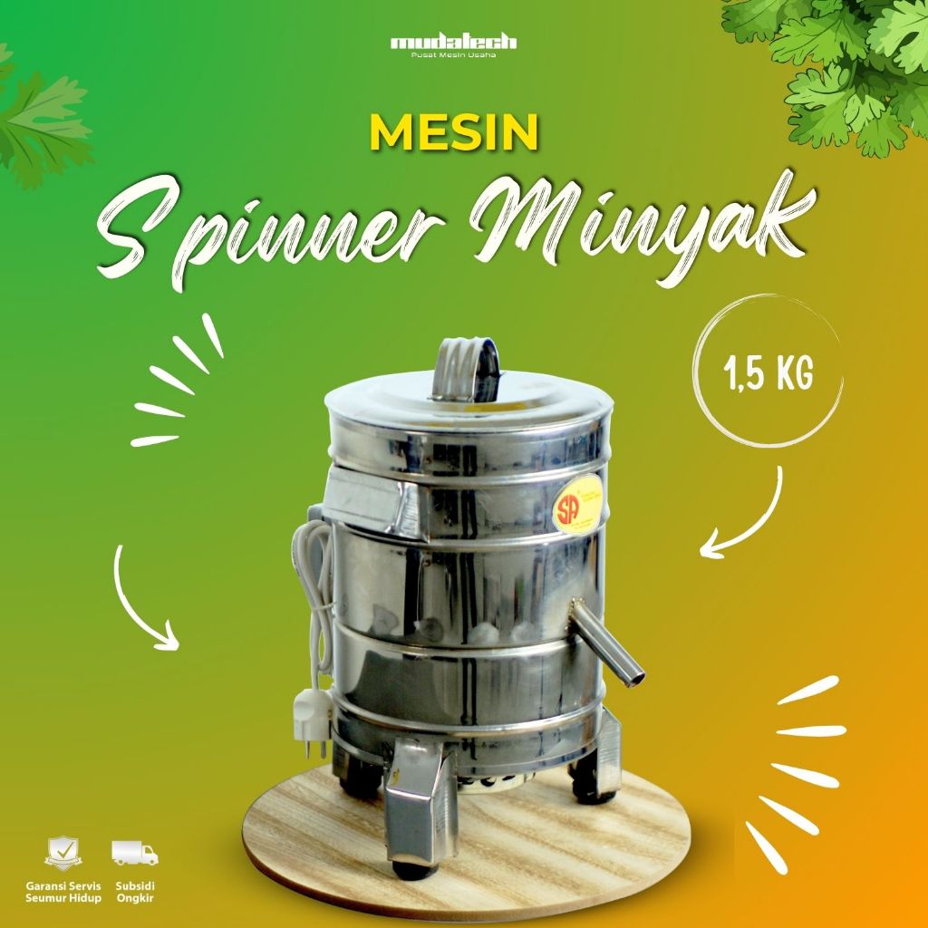Mesin Peniris Minyak  -  Spinner Pengering Minyak