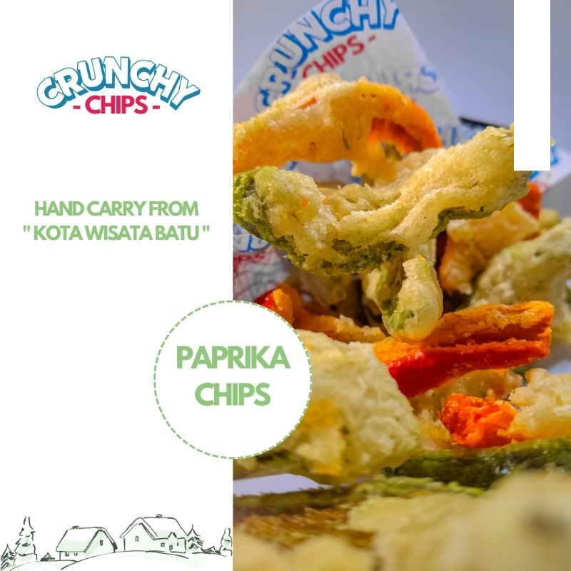 

Paprika Chips ( keripik paprika ) Kemasan 100 Gr Oleh - Oleh Khas KOTA WISATA BATU