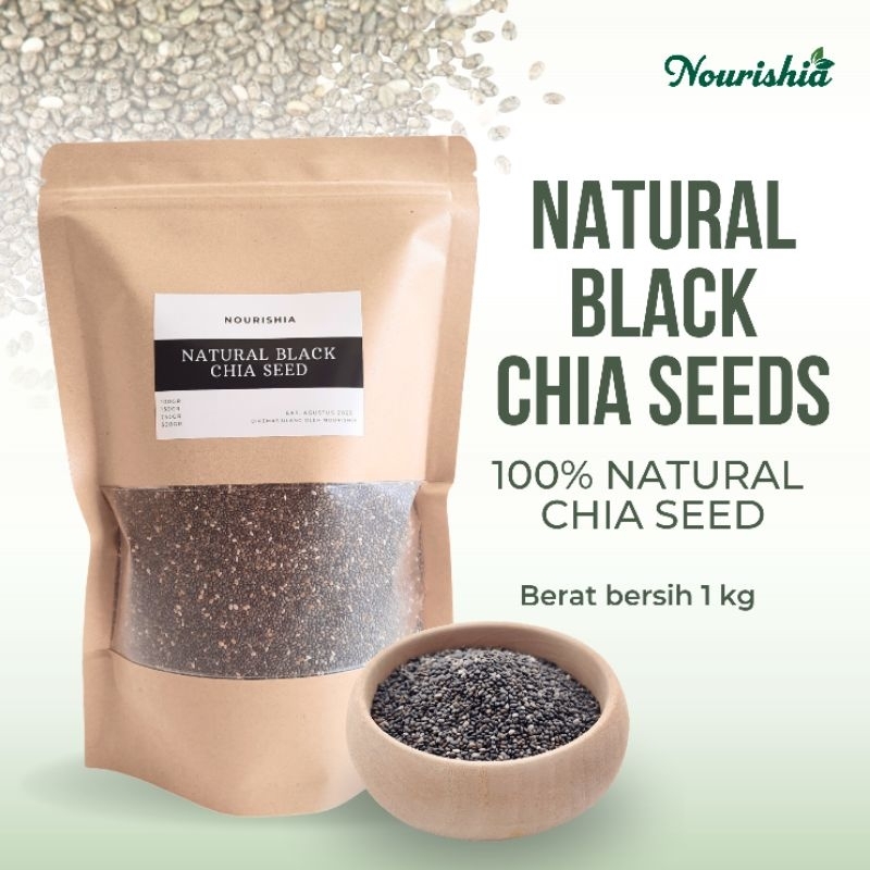 

Natural Black Chia Seeds 1 Kg