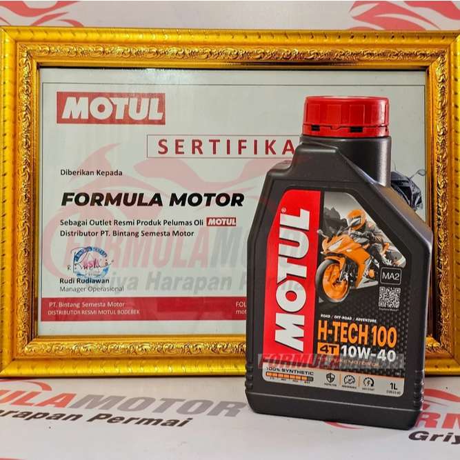 Oli Motul 1 Liter 2T & 4T - Manual All Series 3000/3100/5100/7100/GP Power/H-Tech / Oli Scooter / Ol