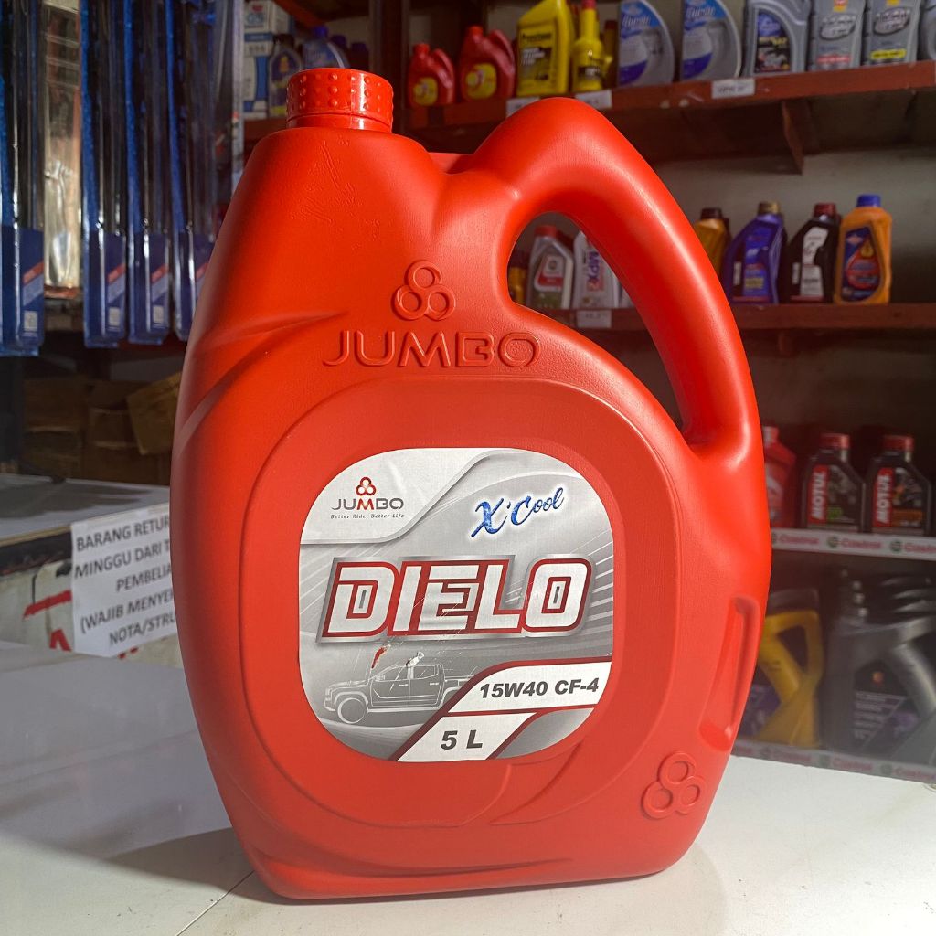 JUMBO X'cool Dielo 15w-40 CF-4 Oli Pelumas Mesin Mobil Diesel Engine Oil 5L