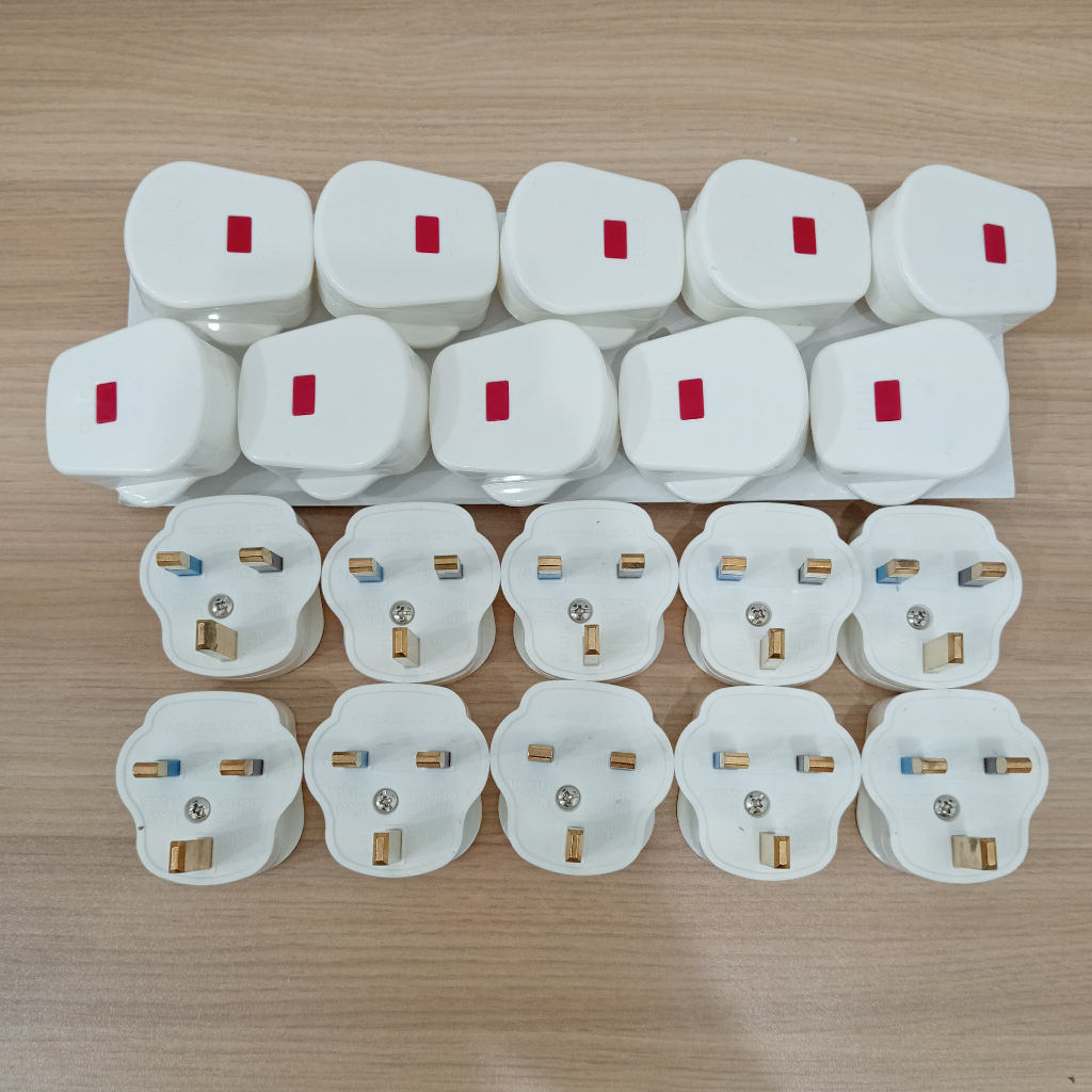 BRIGHT-G STEKER AC KAKI 3 /COLOKAN AC KAKI 3 BRIGHT-G BG9668 STEKER AC / STOP KONTK AC + STEKER BRIG