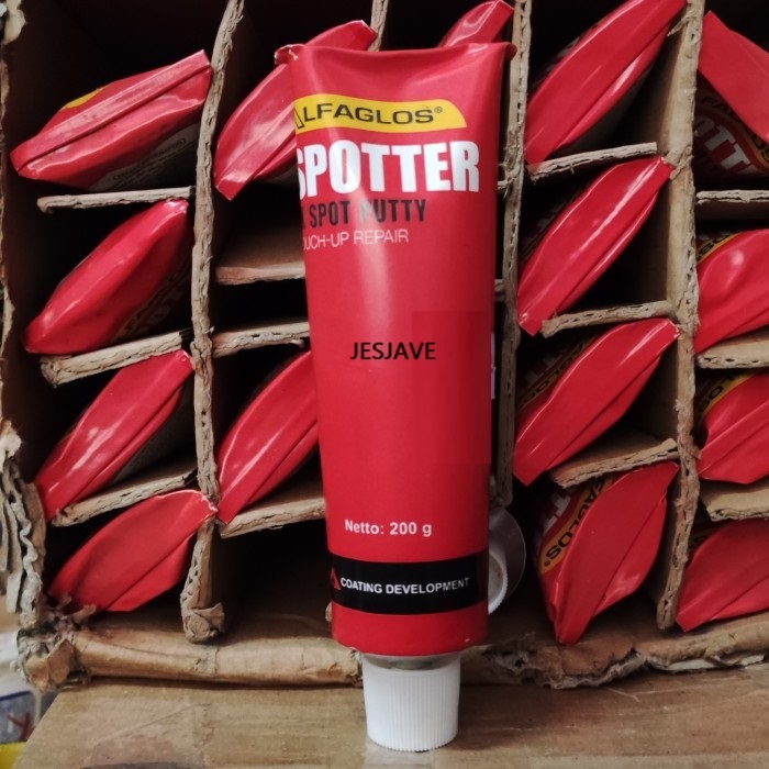Dempul Alfaglos Spottler 1K Spot Putty 200gram Dempul Odol Instant Siap Pakai 200 gr Dempul Motor Mo
