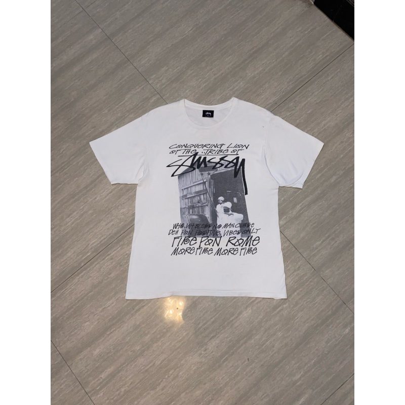 tshirt stussy second conquering photo tee rare item