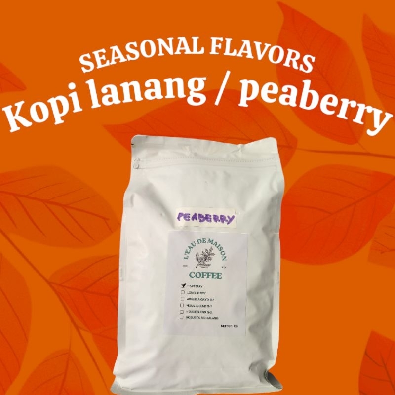 

Kopi Peaberry / kopi lanang
