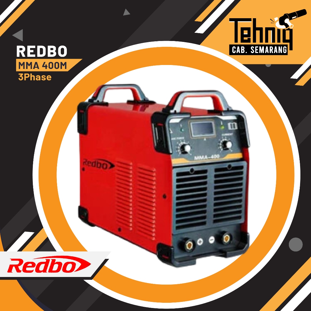 Redbo MMA 400M Mesin Las Listrik 3 Phase / Inverter Welding Machine Redbo MMA 400 M 3Phase Travo Las