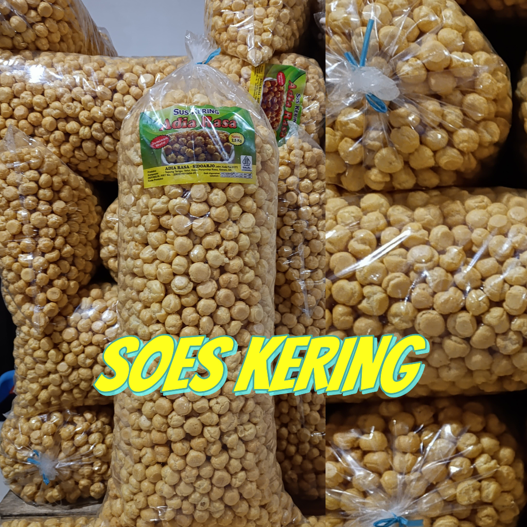 

SOES KERING PREMIUM 1KG merk ADIA RASA. BUKAN SOES COKLAT