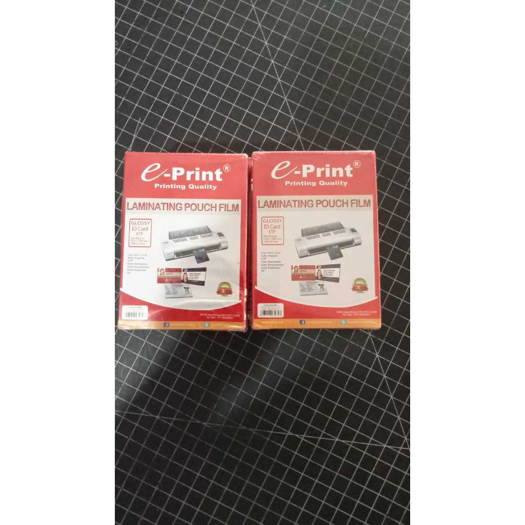 

EPRINT LAMINATING POUCH KTP 100 MIC