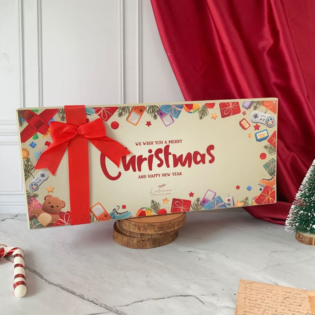 

Box Hampers Natal - Kotak Kado Natal Hardbox - Packaging Christmas Hampers