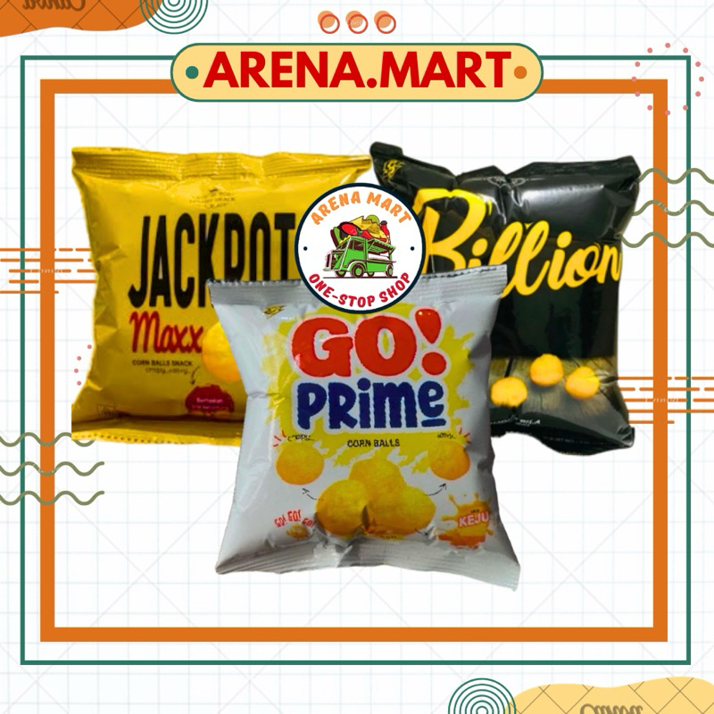 

Snack Viral Bonns Bites Treasure boom Baby Prince Big Ohayo O Hayo Jackpot Maxx Big Aries Billion Go Prime Goprime 1 Renceng isi 10 Pc Ciki Chiki Berhadiah Jajanan Anak Hadiah Uang