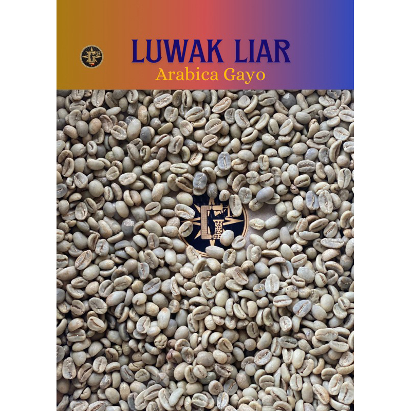 

GREEN BEAN LUWAK LIAR KOPI ARABICA GAYO 1 kg