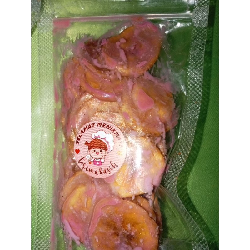 

Kripik pisang coklat enakk