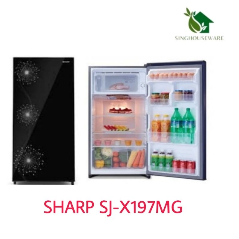 Sharp Kulkas 1 Pintu SJ-X197MG/W-DW