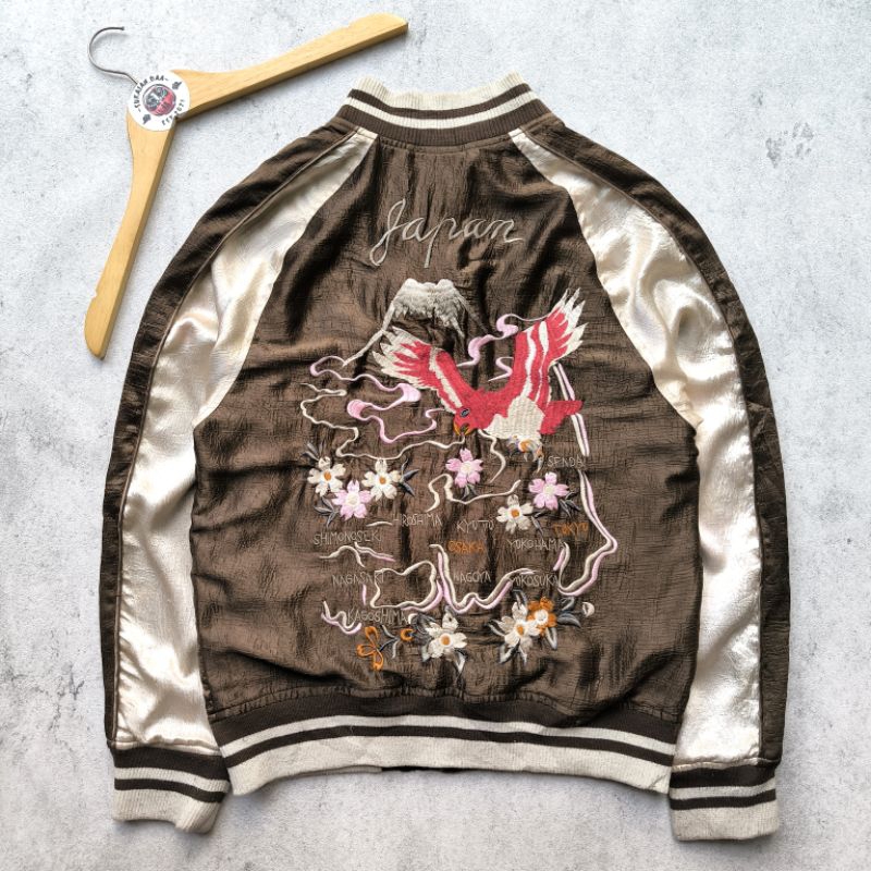 Sukajan Ryu Japan Map Reversible