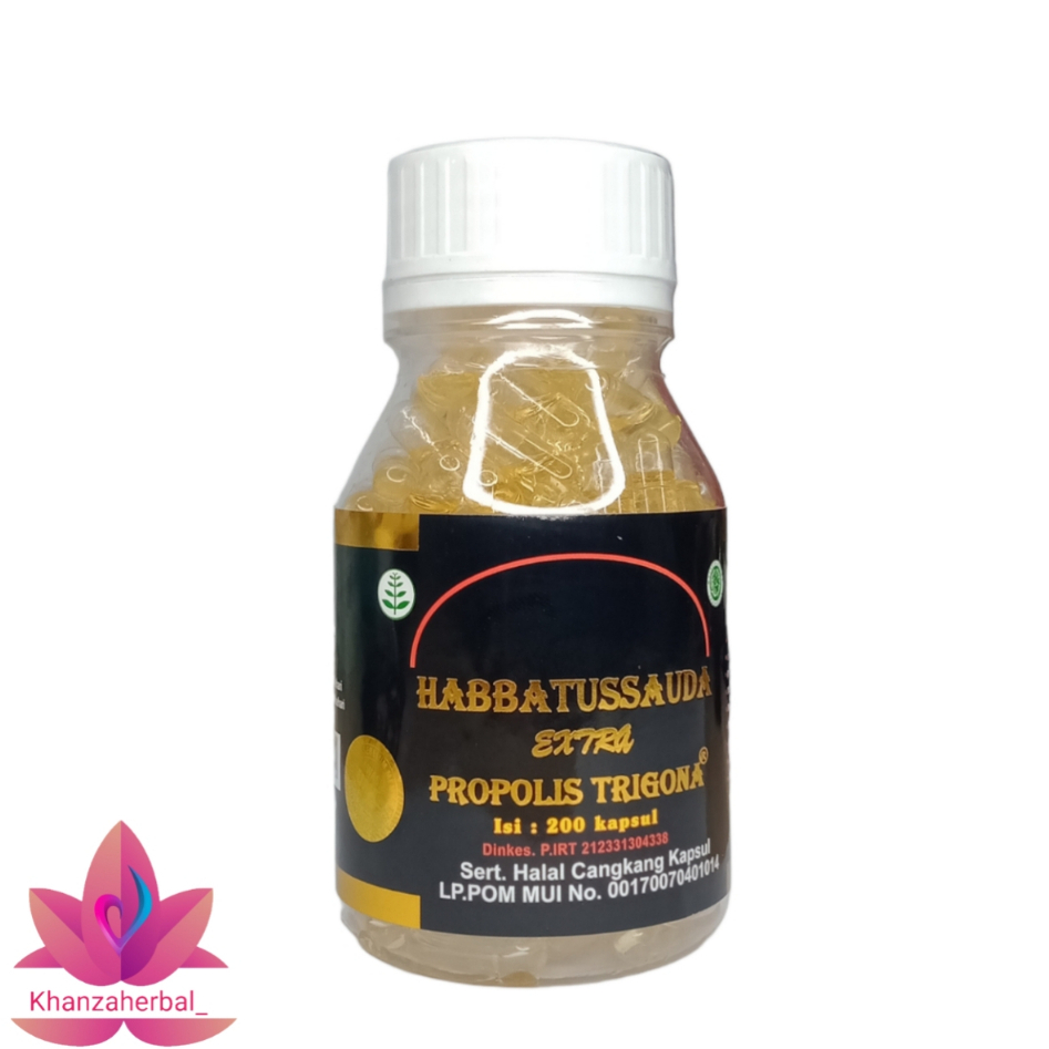 Habbatussauda Extra Propolis Trigona 200 Kapsul UMS | Trigona Gold