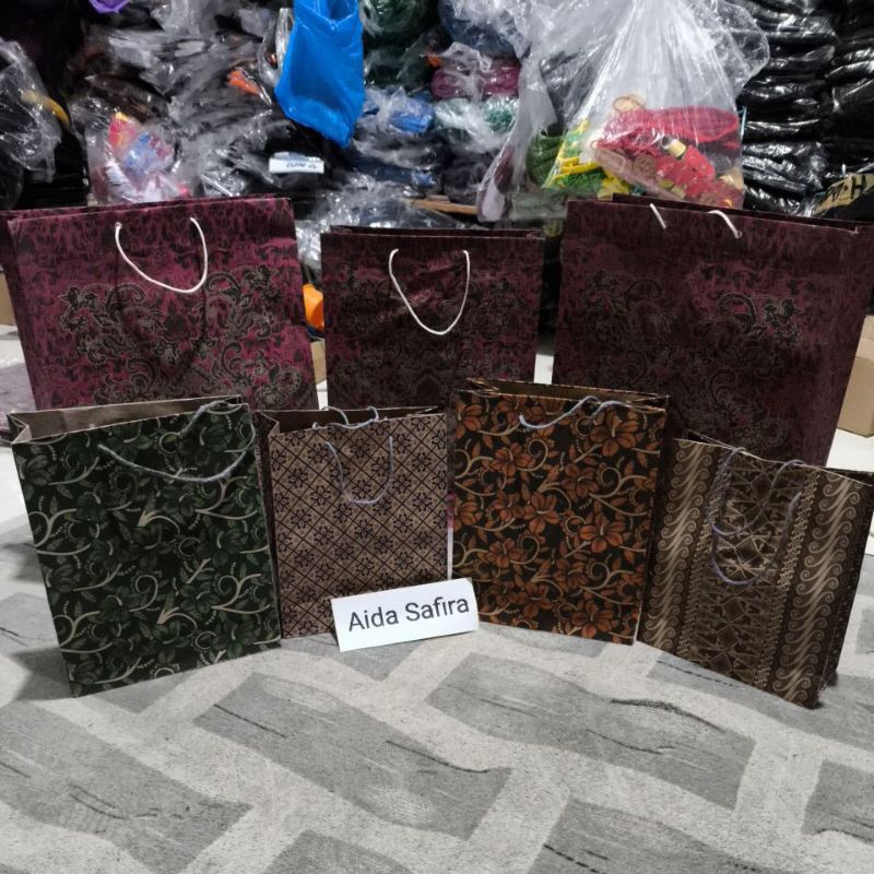 

PAPER BAG BATIK/PAPER BAG BUAT KADO PRAKTIS/PAPERBAG