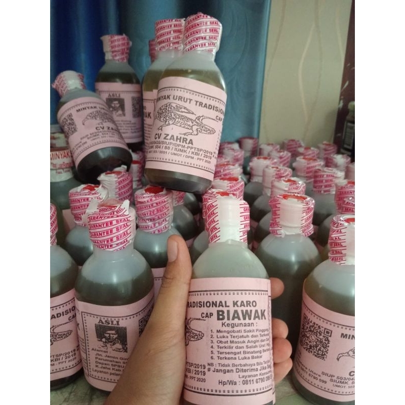 minyak urut Karo asli karo