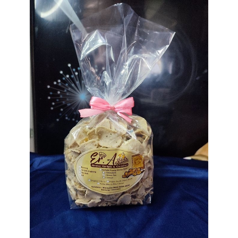 

Kripik Basreng Gurih Daun Jeruk 250