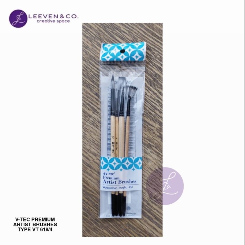 

V-TEC ARTIST BRUSH / KUAS LUKIS TYPE VT 618/4
