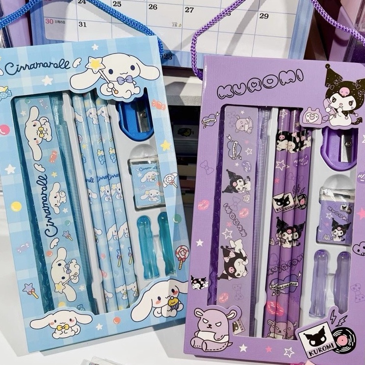 

Top Arrival Set Stationery paket alat tulis anak cocok untuk souvenir atau hadiah ulang tahun anak set alat tulis paket ulang tahun birthday anak study karakter kartun 8in1 5in1 dompet 7in1 hadiah lomba sanrio my melody cinnamonroll kuromi