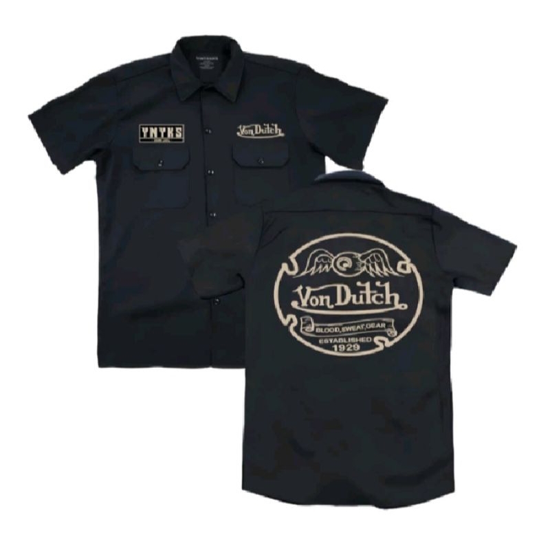 KEMEJA KERJA | WORKSHIRT | PDH | VON DUTCH | UNISEK | BAJU PRIA | BAJU WANITA | BAJU DISTRO
