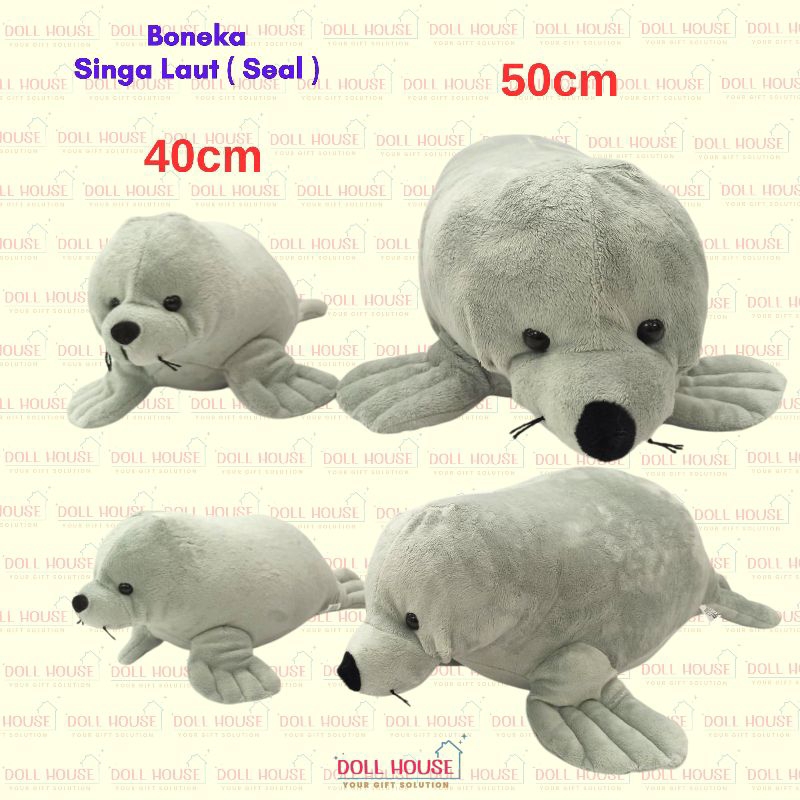 Boneka Seal / Boneka Anjing Laut / Boneka Singa Laut / Boneka Walrus / Boneka Hewan Anjing Laut