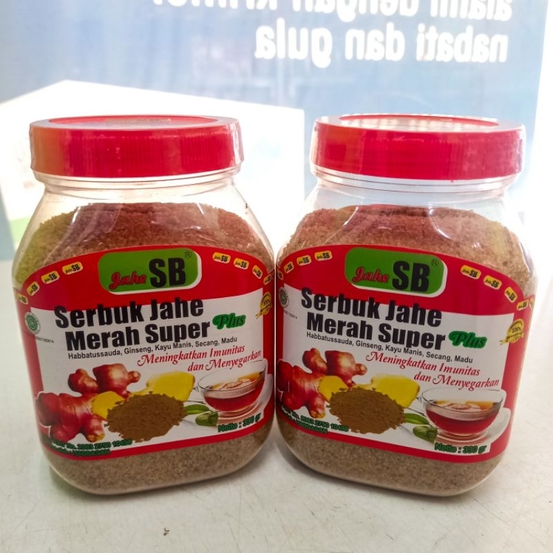 

JAHE MERAH SUPER PLUS SB (toples oval) 330 gram plus Habbatusauda