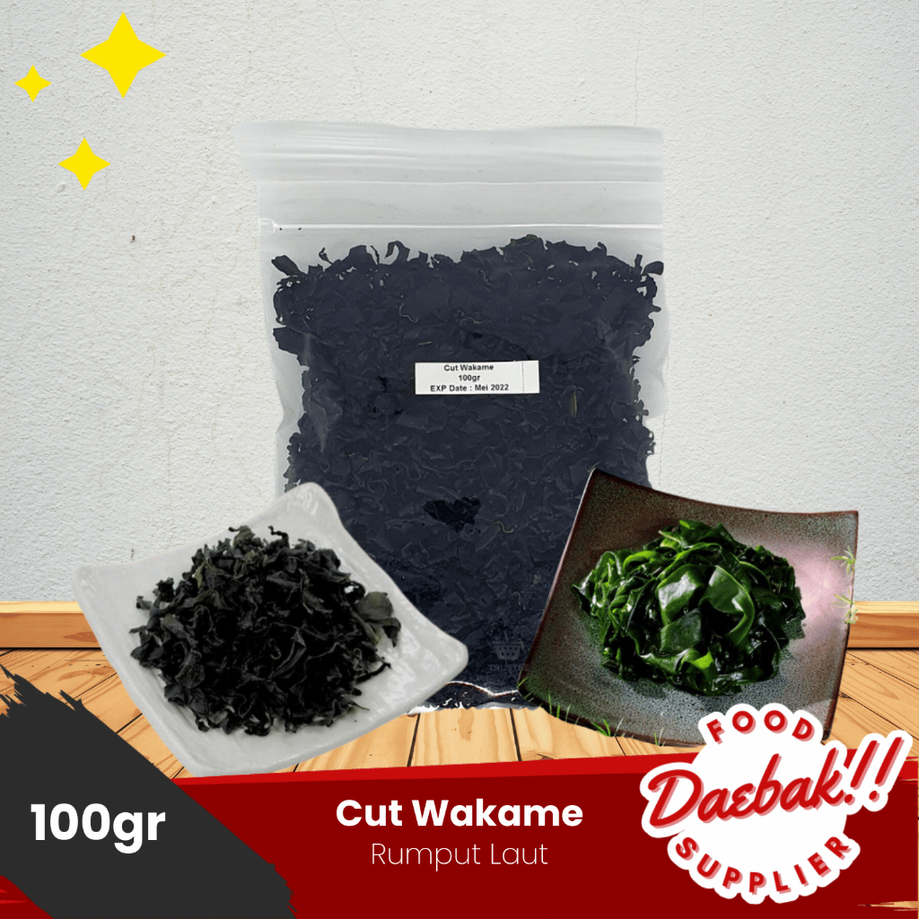 

Cut Wakame Rumput Laut Kering | Miyeok Myeok Dried Seaweed | Dry Seaweed 100gr