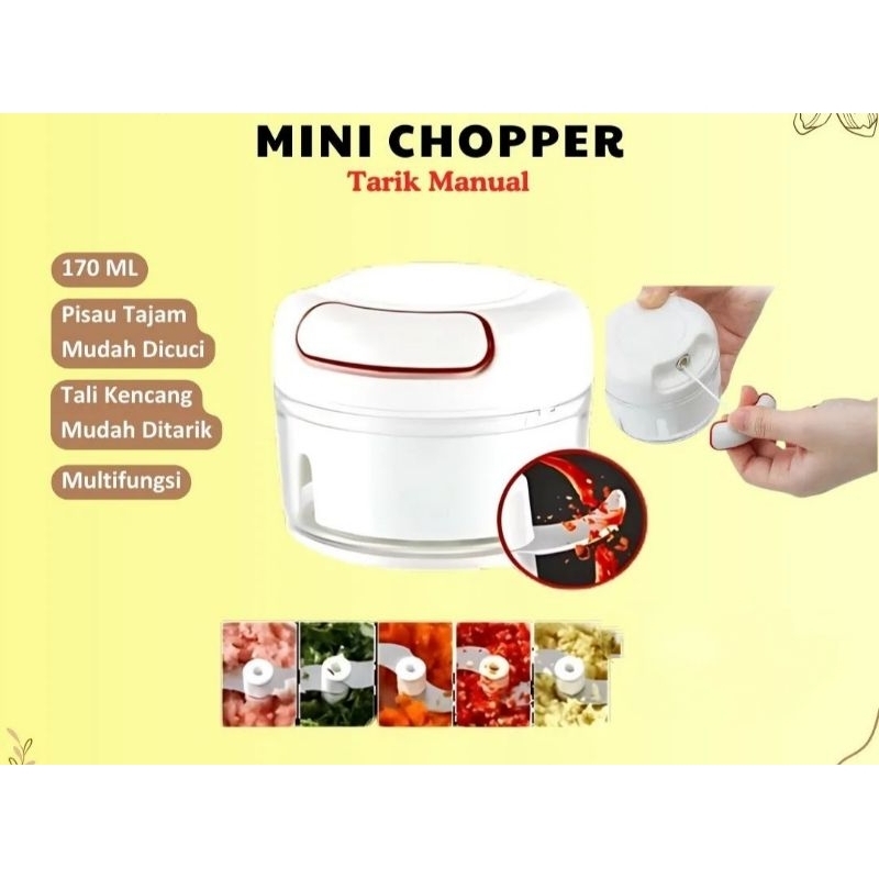 Chopper Penggiling Chopper Tarik Mini Chopper Hand Chopper