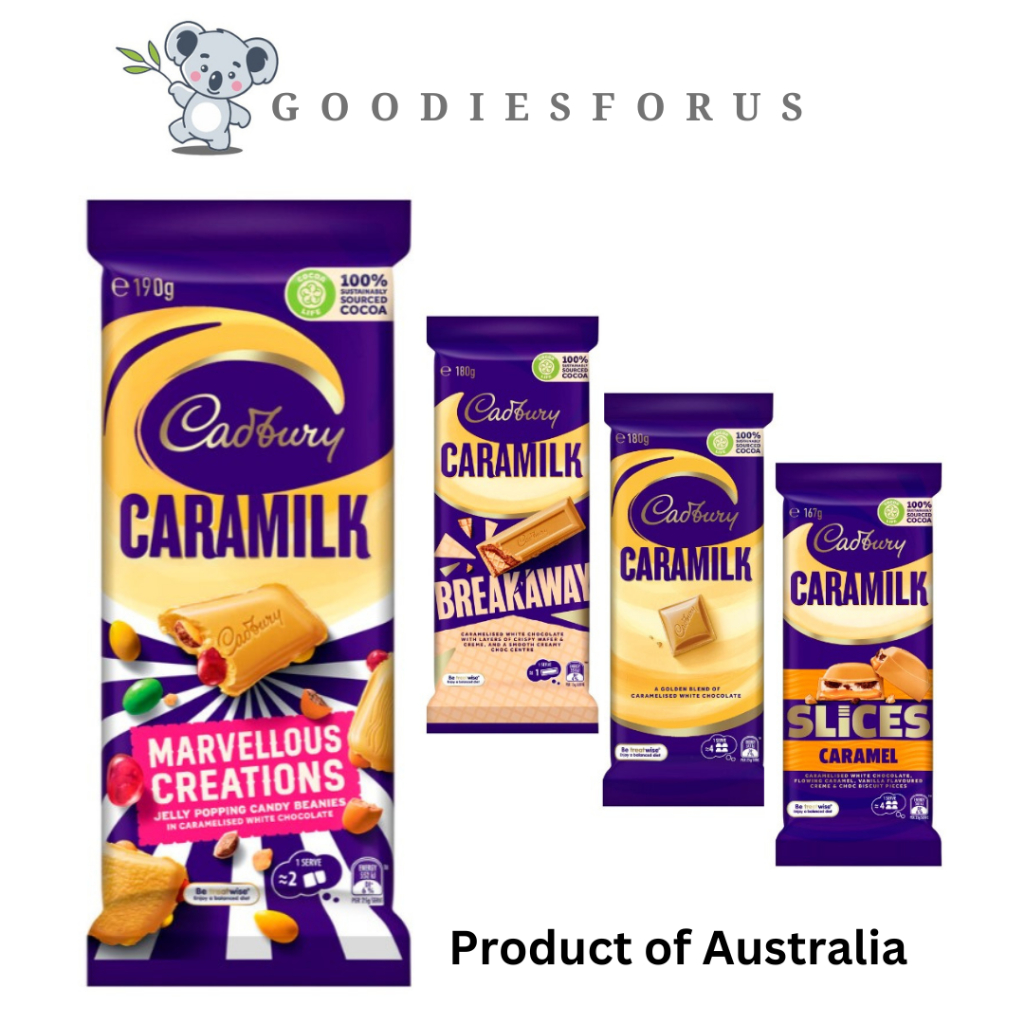 

Cadbury Caramilk Australia 180 gr/Caramilk Breakaway/Marvellous Creation