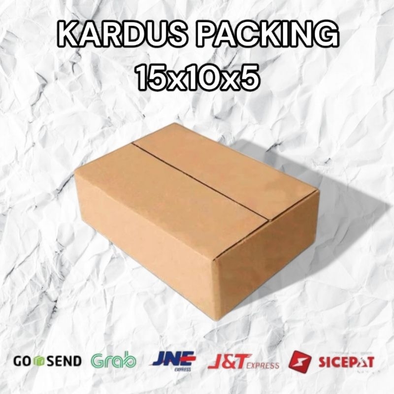 

Kardus Box 15x10x5 cm Polos | Box Kecil Serbaguna
