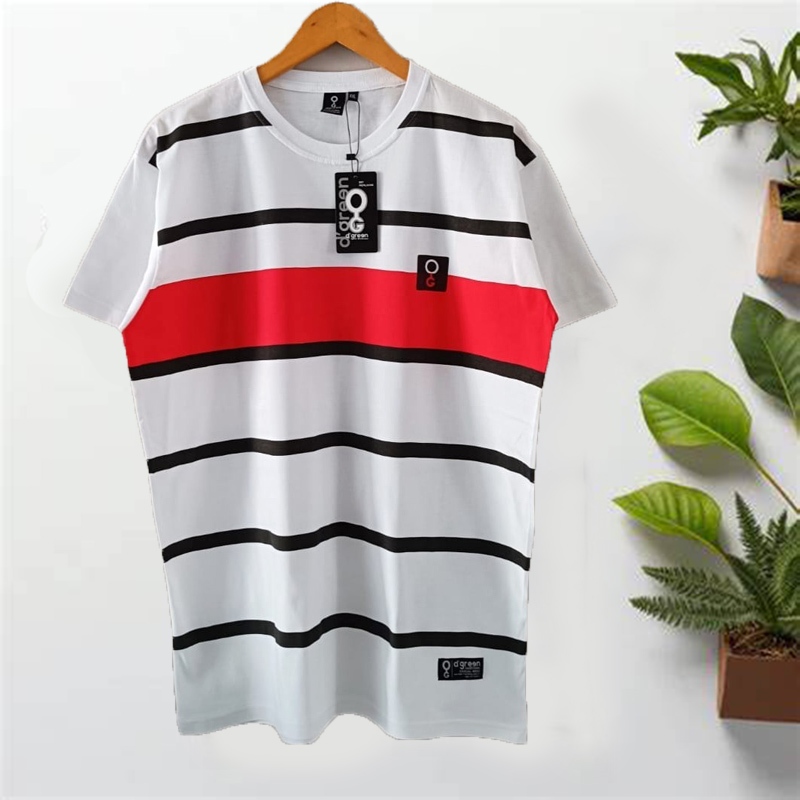 kaos distro pria warna putih motif simple kaos pria distro bandung