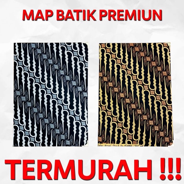 

Harga Laris map kain batik f4folio