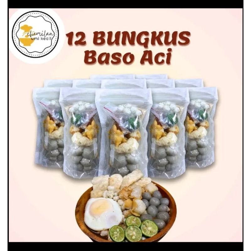 

12 Bungkus Baso Aci Original Termurah | cemilan Umikecil