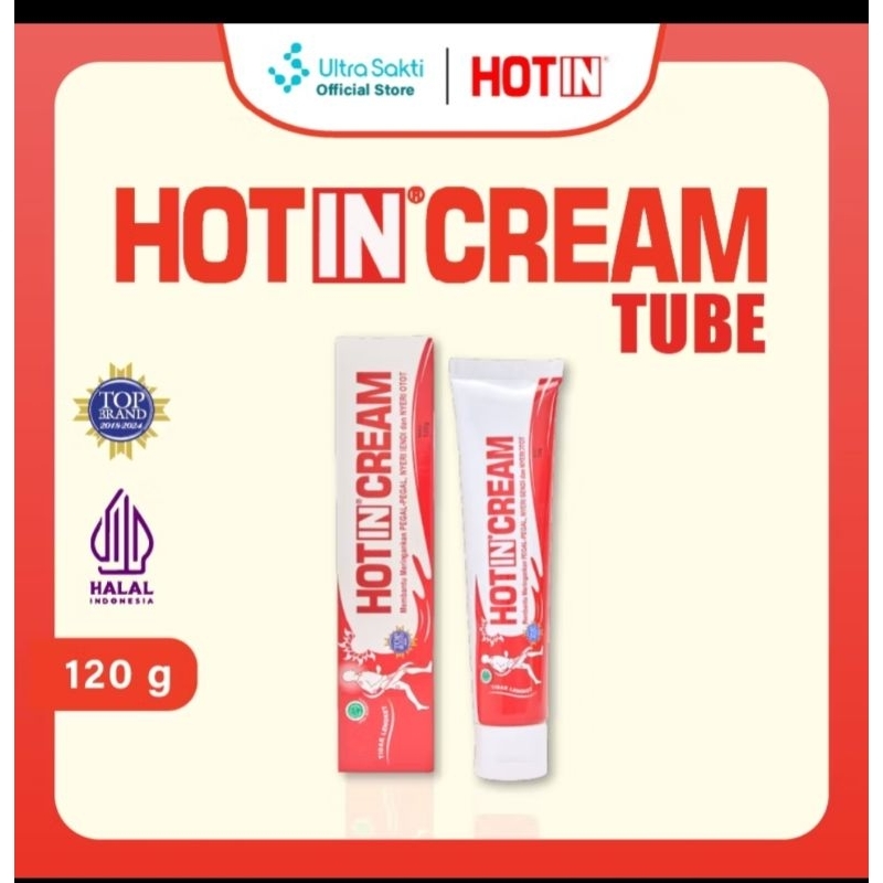 Hot In Cream Pereda Nyeri otot. Tube 120 ml