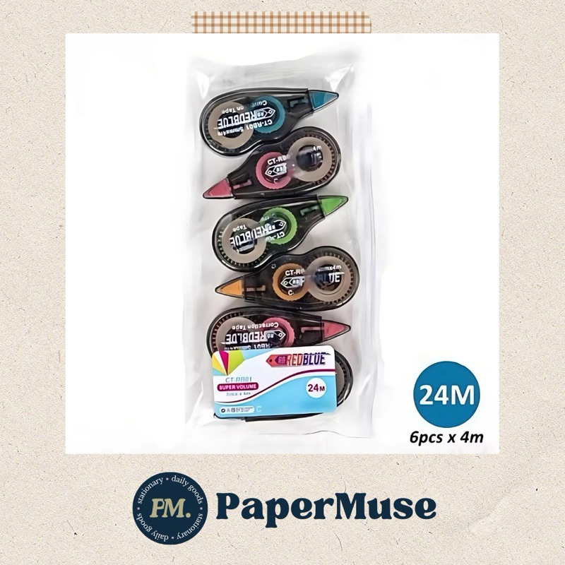

TIP-EX KERTAS MEREK SQUEEZY 4M ISI 6 PCS