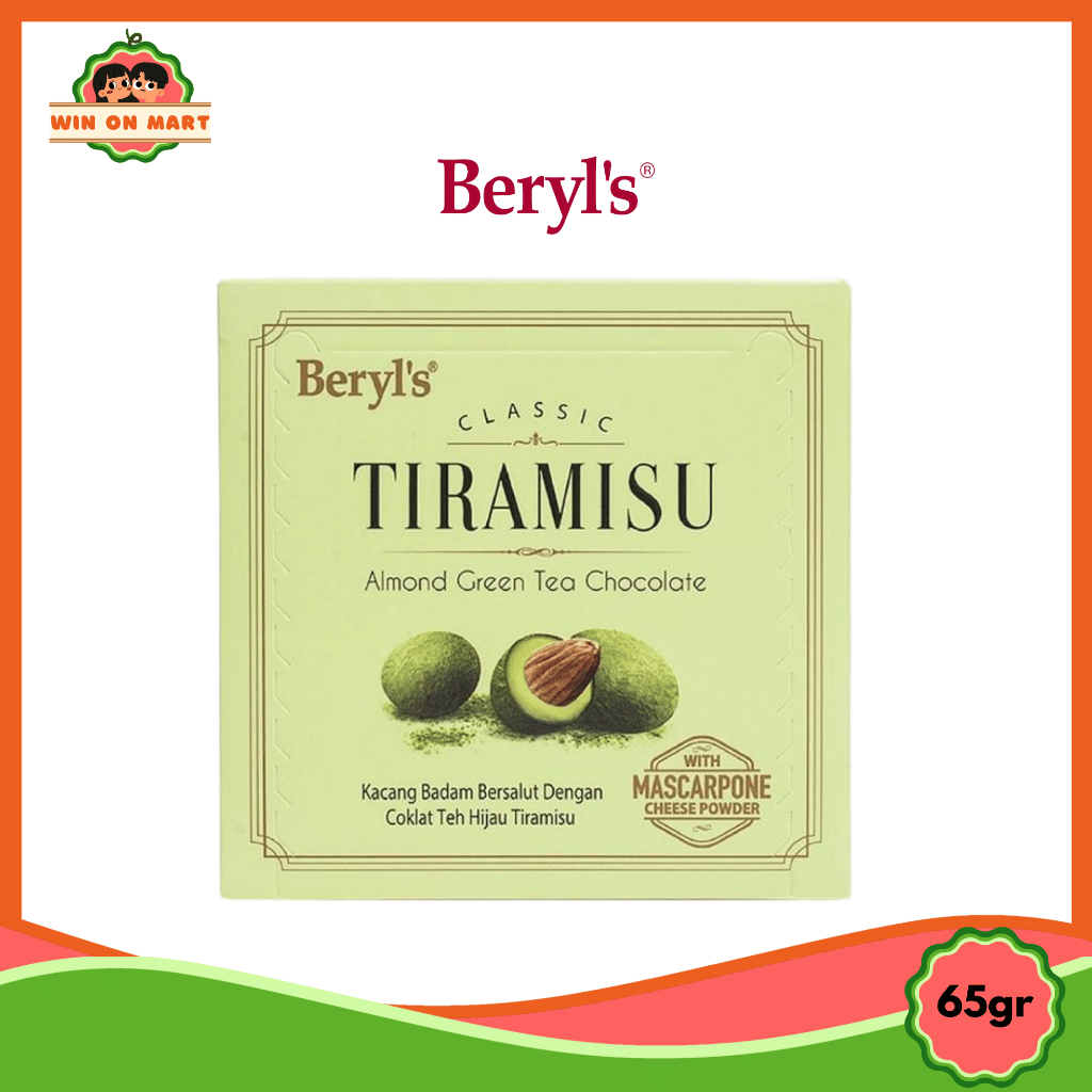 

Ay00! Coklat Beryl's Classic Tiramisu Chocolate 65g Green tea Milk White Stawberry