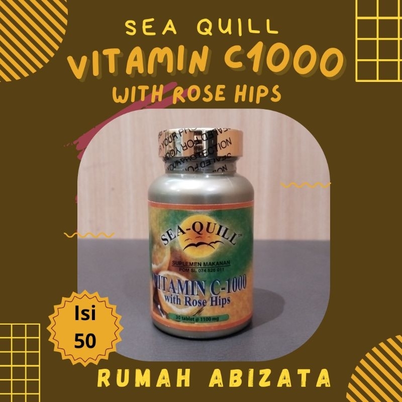 SEA QUILL VITAMIN C1000 mg w/rosehip - 50 tablet