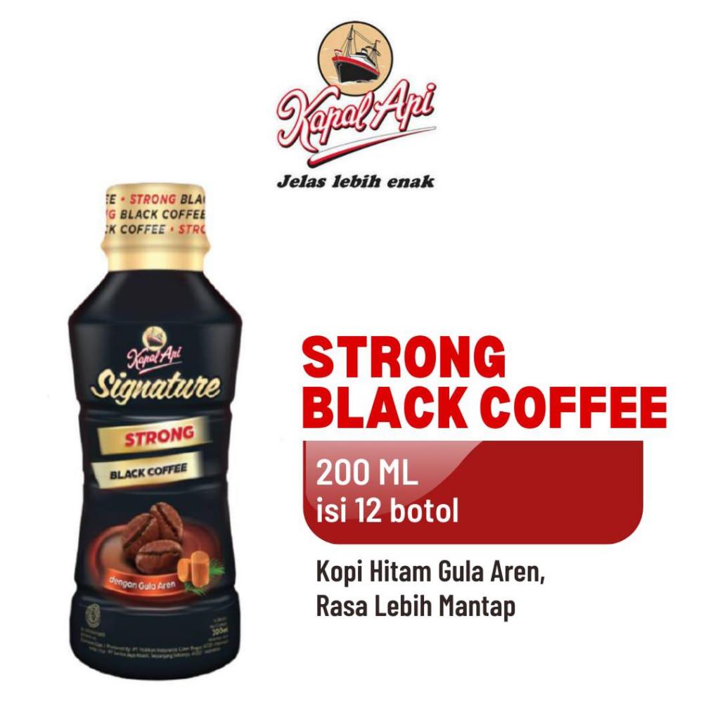 

Kapal Api Signature Strong Black Coffe 200 ML 1 dus
