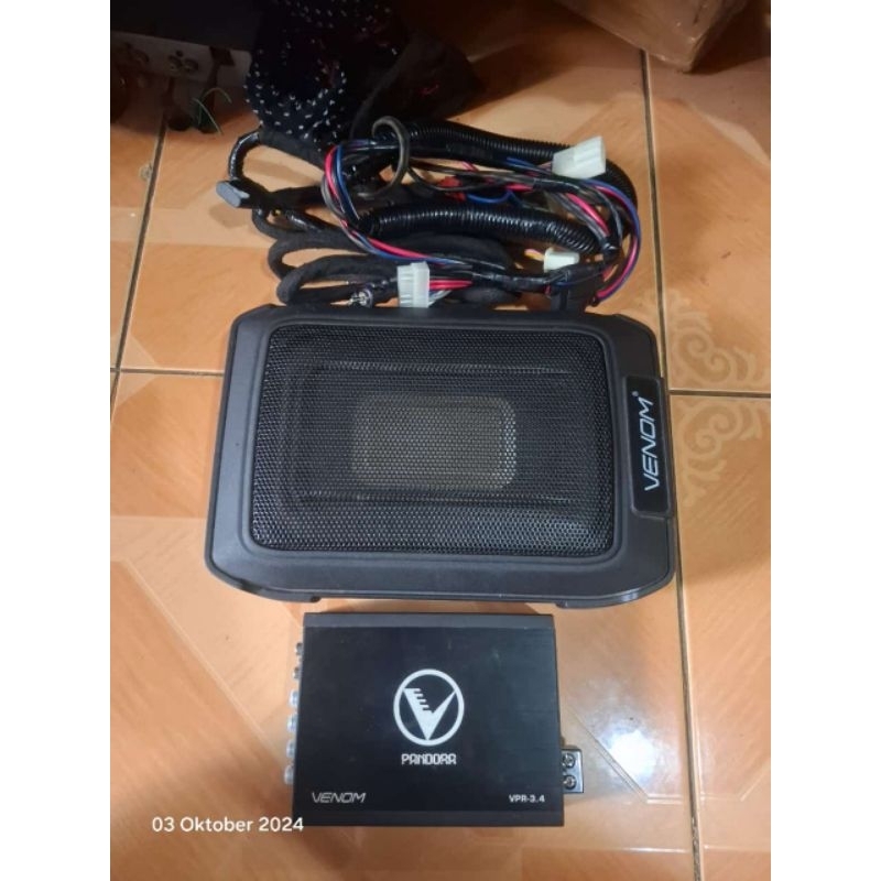 Paketan Processor VENOM PANDORA 3.4 dan Subwoofer Kolong VENOM 6.8 Bekas mulus