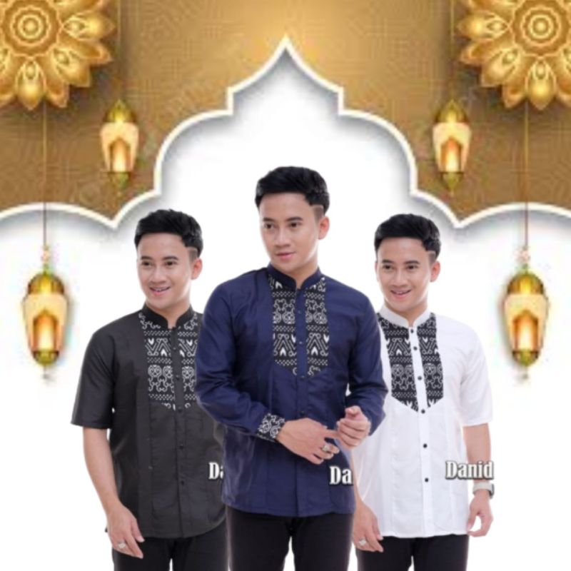 Menyala Kokoku  Terlaris Baju Koko Lengan Panjang | Koko Batik Pria | Baju Koko Dewasa