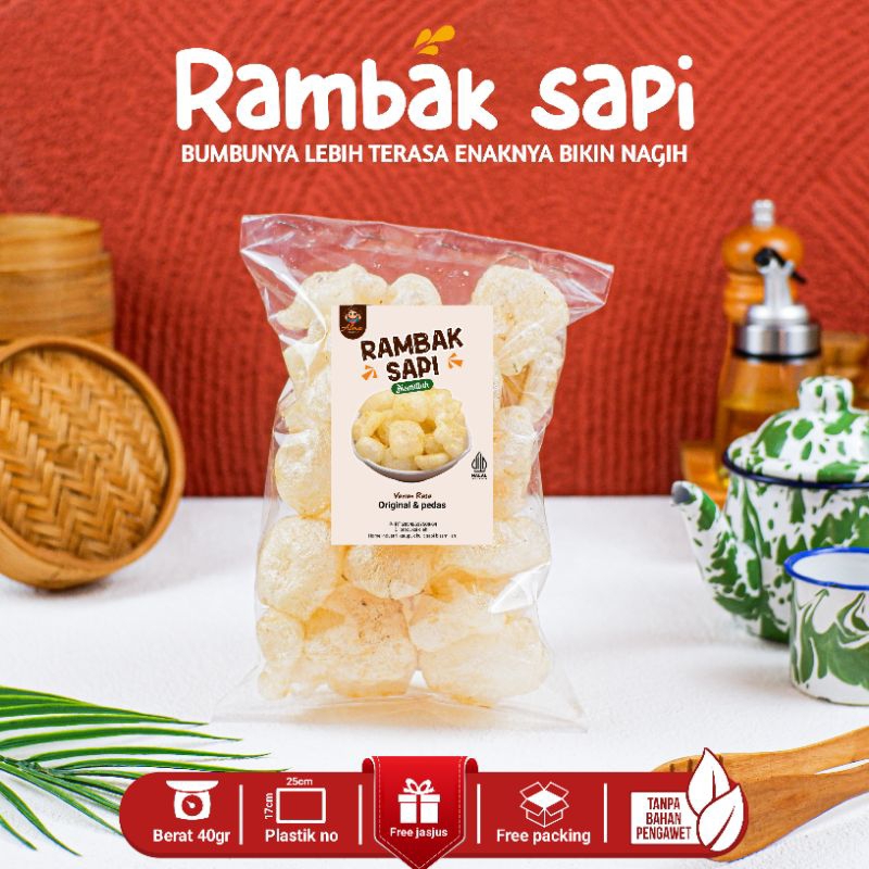 

DOROKDOK KERUPUK KULIT SAPI/RAMBAK KHAS CIREBON