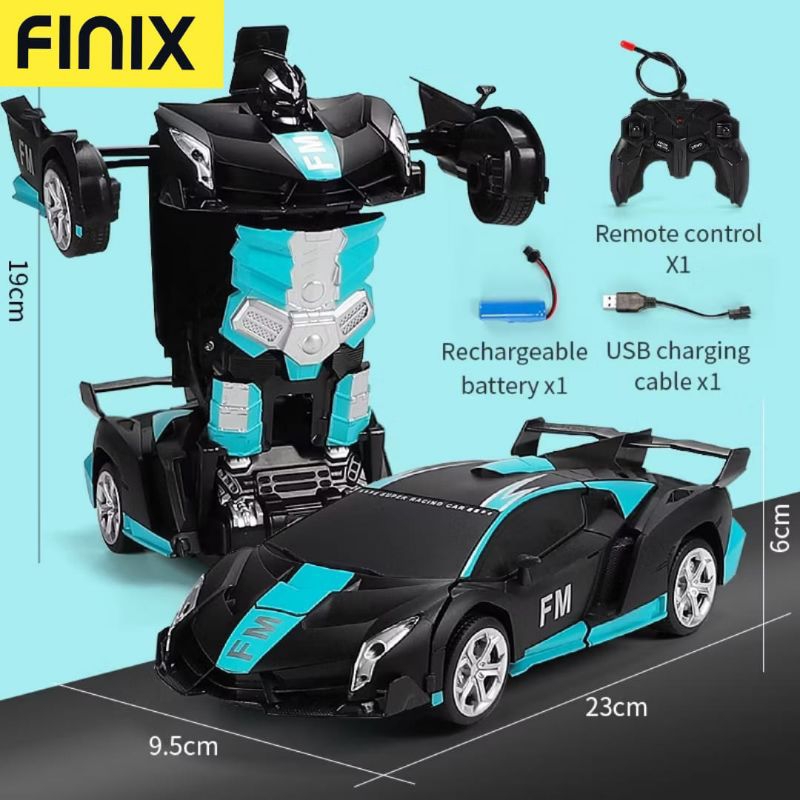 Mobil Remote Transformers yang bisa berubah dari mobil jadi robot dan sebalik nya