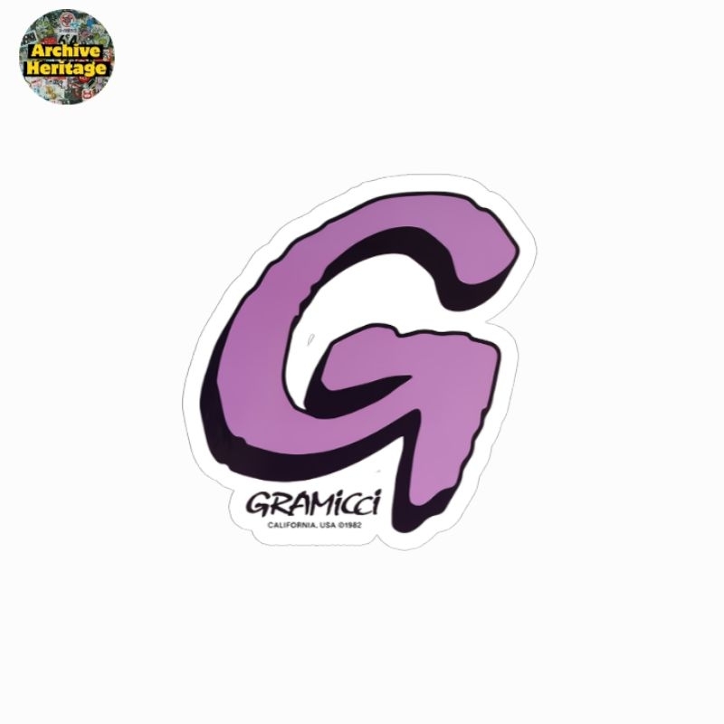 

sticker Gramicci logo G california usa brand clothing streetwear stiker