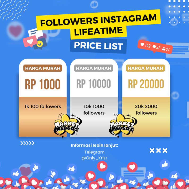 Followes Instagram Bergaransi dan Lifeatime