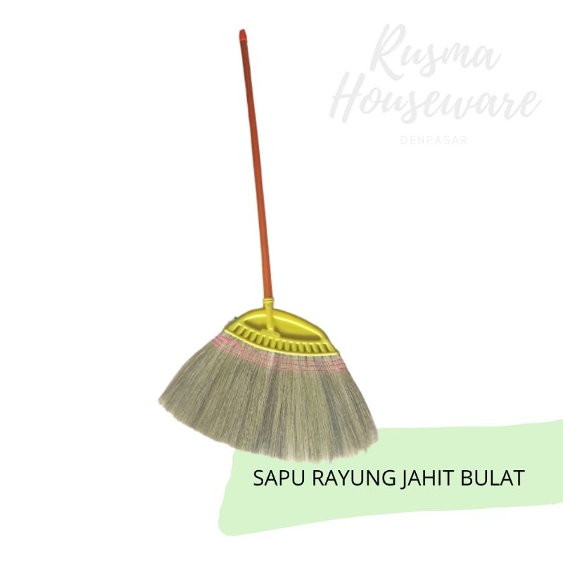 Sapu Rayung Jahit Bulat Sapu Lantai Rumah Ekonomis Murah