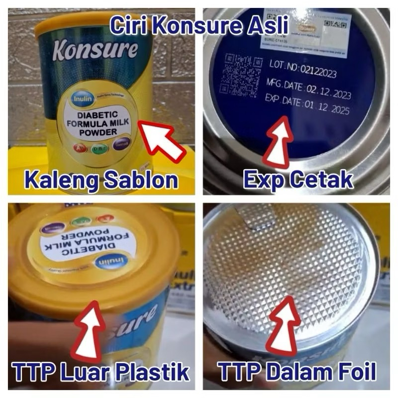 

PAKET HEMAT 2 KALENG SUSU KONSURE IMPORT USA, SUSU KONSURE UNTUK PENDERITA DIABET