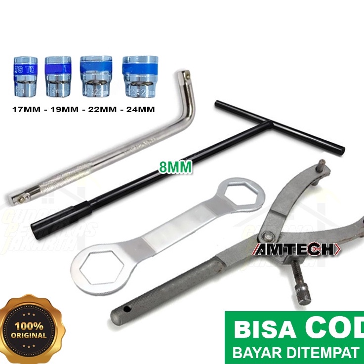 Diskon sd 4  AMTECH PAKET CVT  KUNCI CVT LENGKAP  KUNCI CVT  TREKER CVT PALING LENGKAP  ALAT BUKA CV