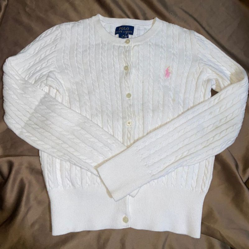 POLO RALPH LAUREN SWEATER FULL CABLE KEPANG / y2k / pinterest / cardigan full kepang