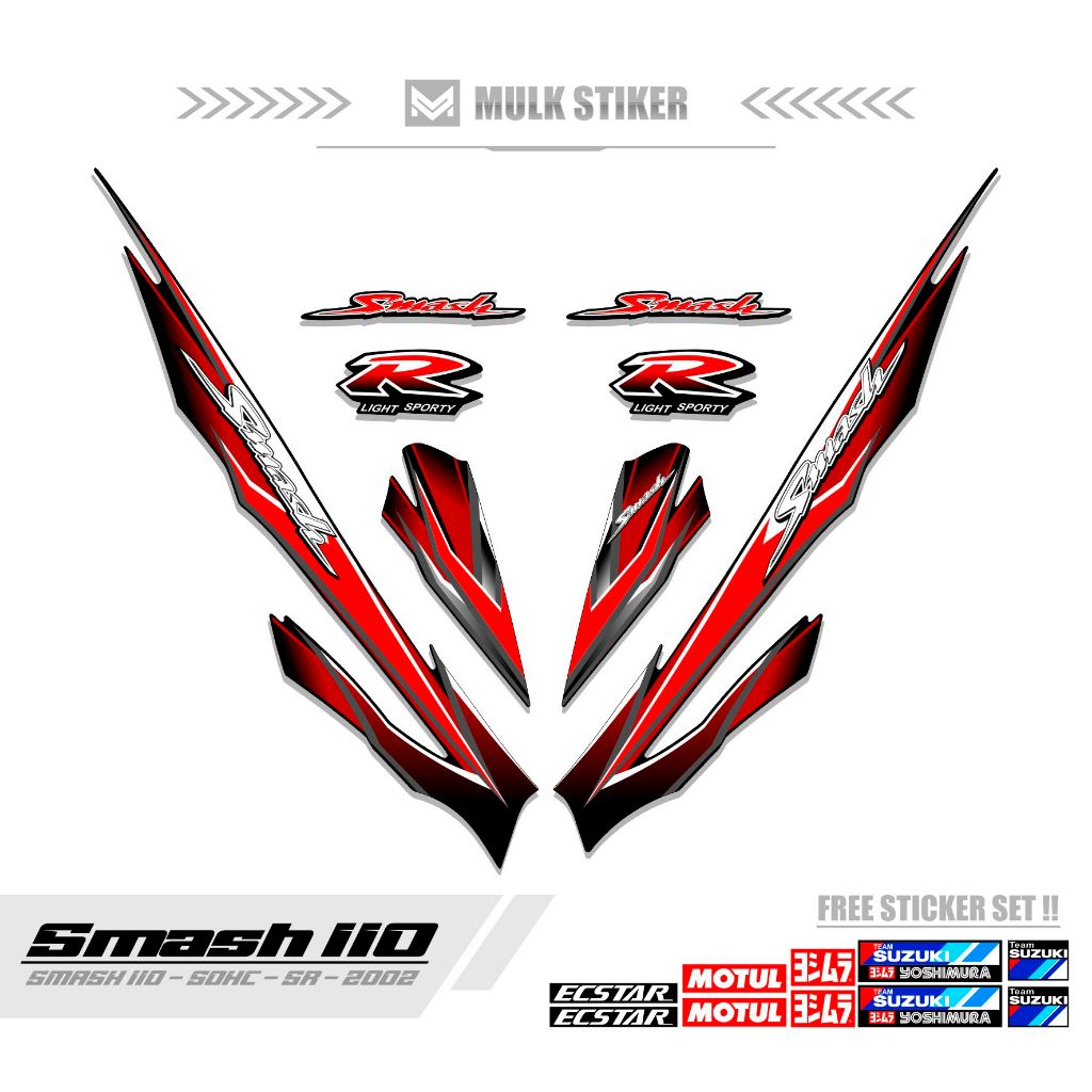 STRIPING SMASH 110 R / MTF 17 / STICKER SMASH 2002 / SETIKER SR / STIKER / STREPING / STIPING / SETR